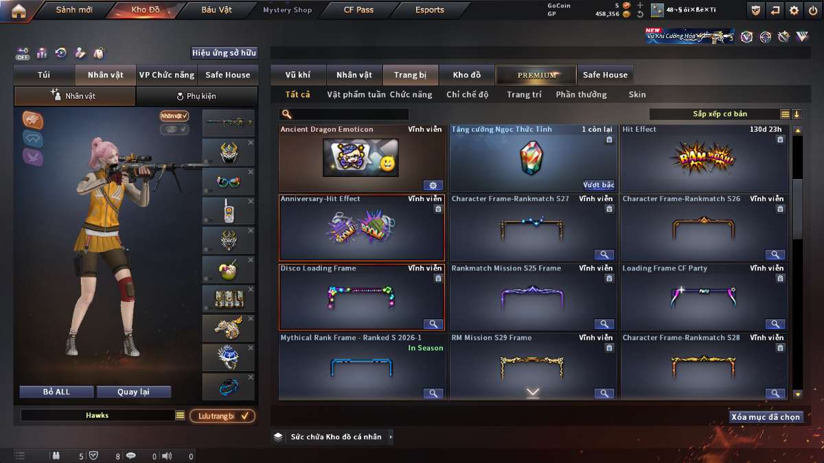shop acc cf uy tin gia re